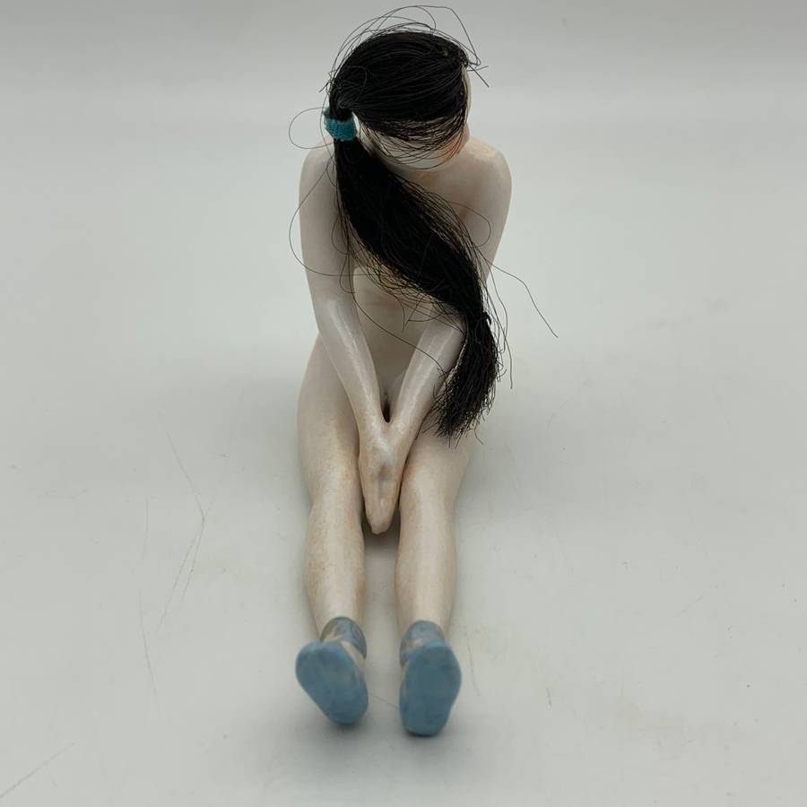 Antique Nude 'Bathing Beauty' Bisque Figure (Galluba & Hoffman)