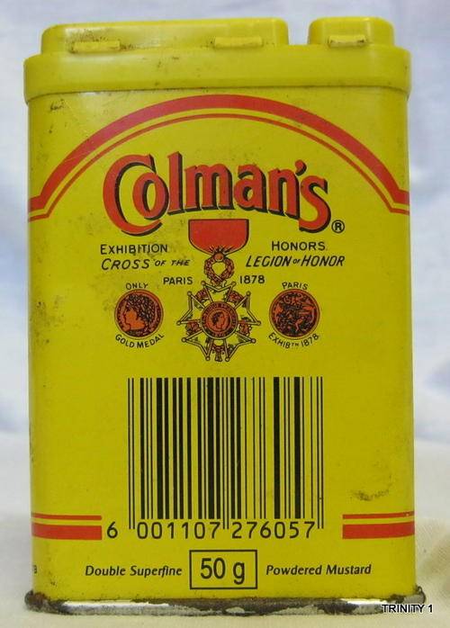 OLD COLEMAN'S HOT ENGLISH MUSTARD POWDER 50G TIN