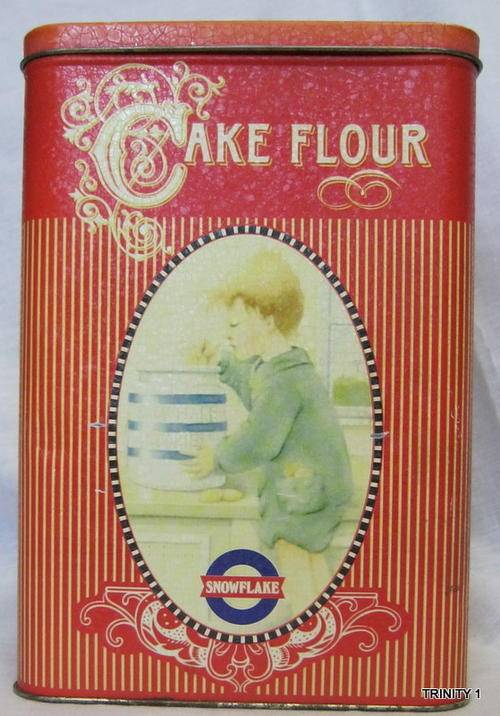 SNOWFLAKE CAKE FLOUR TIN