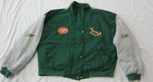 SPRINGBOK RUGBY JACKET WITH LION LAGER LOGO(XL)