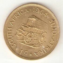 SA 1 CENT 1964