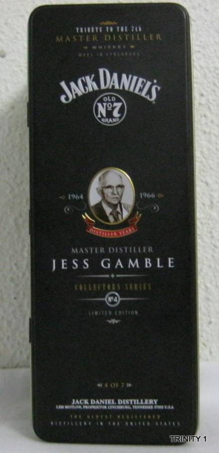 EMPTY JACK DANIELS COLLECTABLE TIN