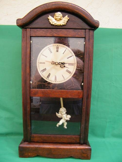 Cherub Mantel Clock (Parcel Type: M&B)