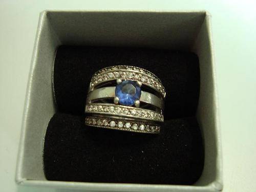 Broad Multi Band Sterling Silver Ring