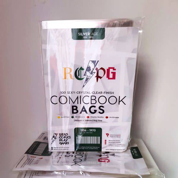 Comic Book Protective Sleeves - Silver Age