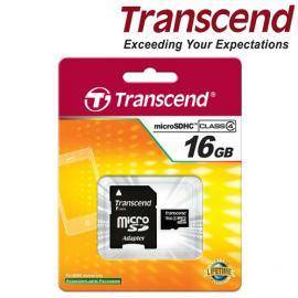 *FREE COMBINED SHIPPING!* *GENIUNE* TRANSCEND 16GB MICRO {CLASS 4} SDHC MEMORY CARD & SD ADAPTER