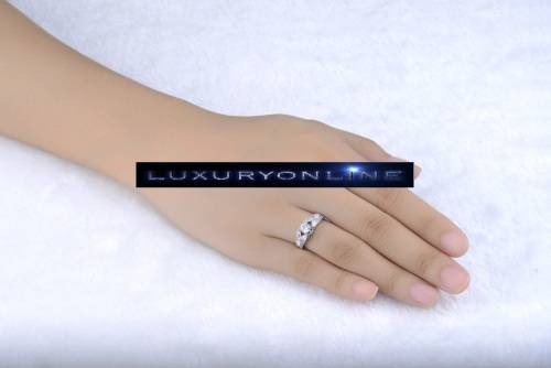 AMAZING!!  2ct Simulated Diamond White Gold Filled Engagement Ring Size 6; 7 US
