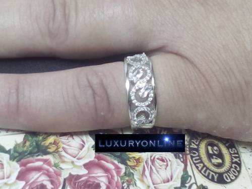 AMAZING! Ring With 1,25 Carat Hand Crafted Simulated Diamonds Size 8; 9 US