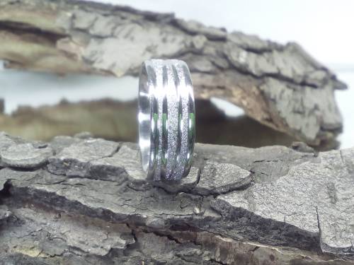 100% Pure Titanium Men's Ring Size 10 US (Silver)