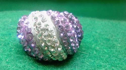 FASCINATING! Ring With 1.75 Carat Simulated Purple Amethyst Size 9 US