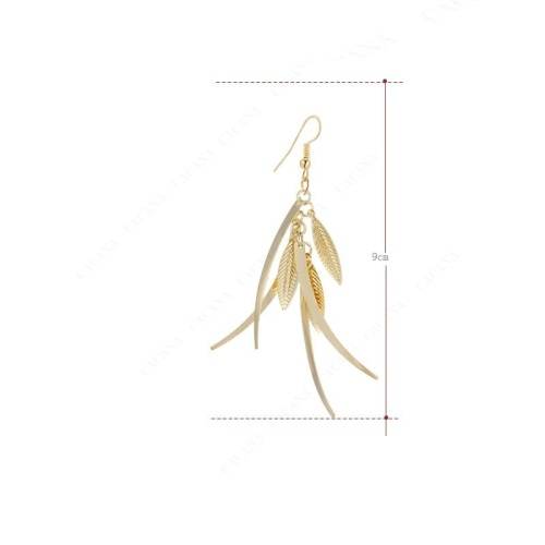 BEAUTIFUL! Multi Strand Indian Leaf Drop Earrings **R 299** (Silver)