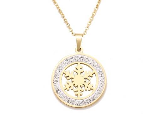 Titanium Snowflake Necklace With Simulated Diamonds 45 cm *R 599*