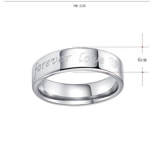 Titanium  "HIS & HERS"  Ring **R 699** Size 7; 8; 9 US