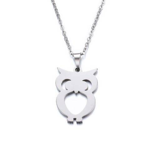 Titanium "Owl" Necklace Silver 45 cm *R 599*