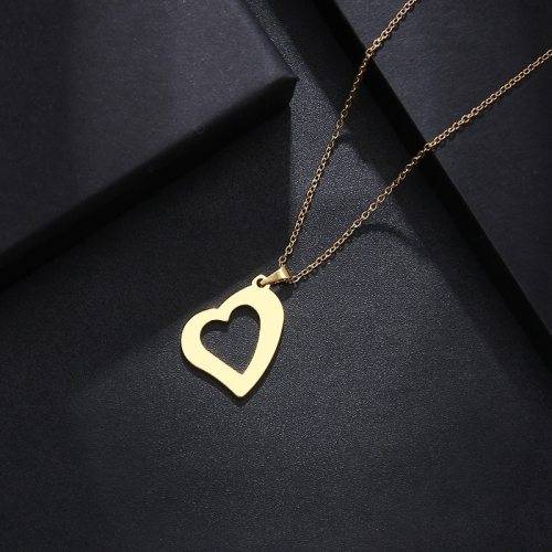Titanium "Heart" Necklace 45 cm **R 899** (SILVER)