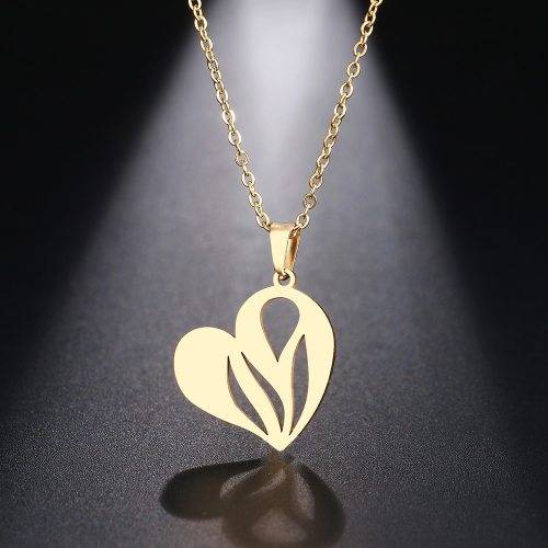 Titanium *|Heart* Necklace 45 cm (SILVER) *R 599*