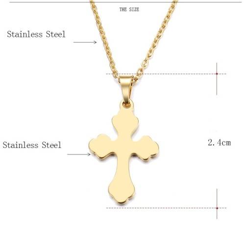 Titanium *Cross* Necklace 45 cm (SILVER) *R 599*