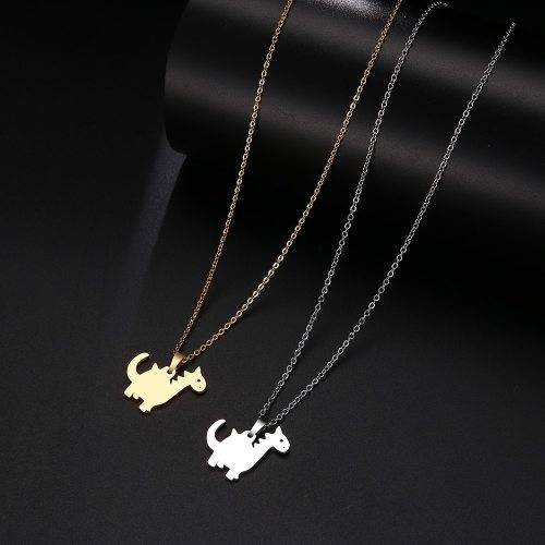 Titanium *Dinosaur* Necklace 45 cm (SILVER) *R 599*