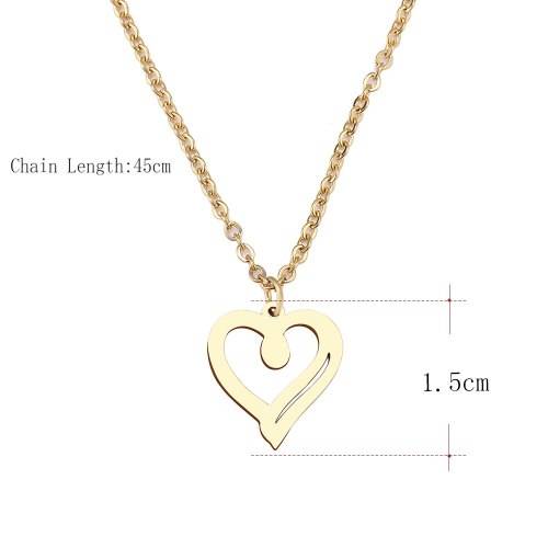 Titanium *|Heart* Necklace 45 cm (SILVER) *R 599*