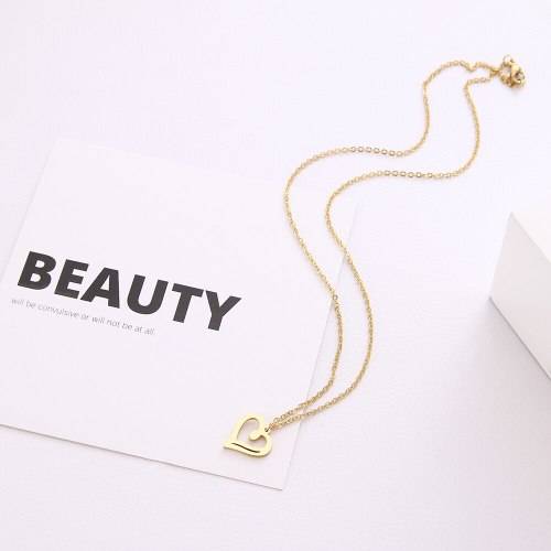 Titanium *|Heart* Necklace 45 cm (SILVER) *R 599*