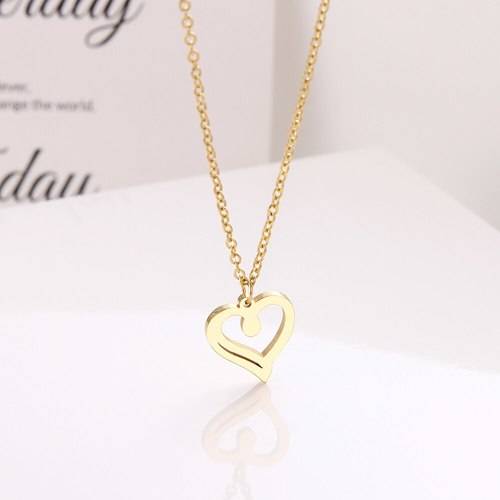 Titanium *|Heart* Necklace 45 cm (SILVER) *R 599*