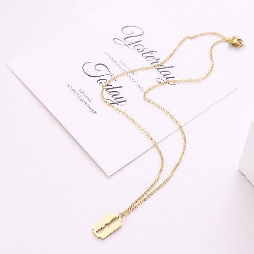 Titanium "Blade" Necklace 45 cm *R 599* (SILVER)