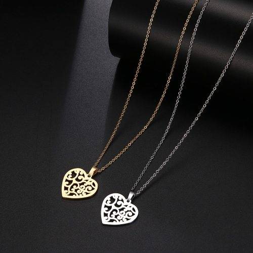 Titanium Heart Necklace 45 cm **R 699** (SILVER)