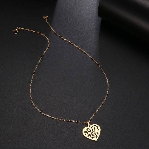 Titanium Heart Necklace 45 cm **R 699** (SILVER)