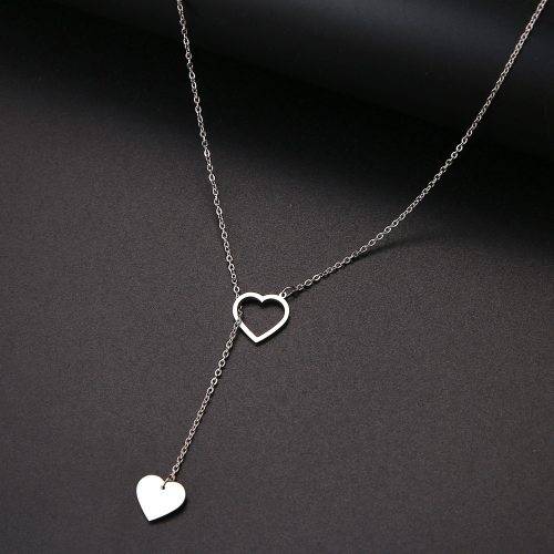 Retail Price: R 1 099 Titanium Hearts Necklace 60 cm (SILVER ONLY)