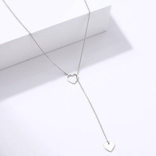 Retail Price: R 1 099 Titanium Hearts Necklace 60 cm (SILVER ONLY)