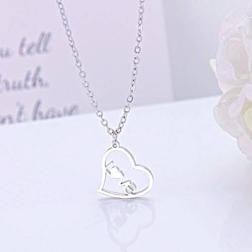RETAIL PRICE: R 899 Titanium "Love Heart" Necklace 45 cm (GOLD ONLY)