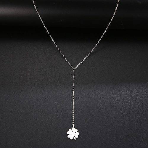 Retail Price: R 1 199 Titanium 4-Leaf Clover Necklace 60 cm (GOLD ONLY)