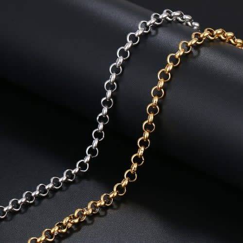 RETAIL PRICE: R 1 399 Titanium Roly Poly Necklace 60 cm (SILVER ONLY)