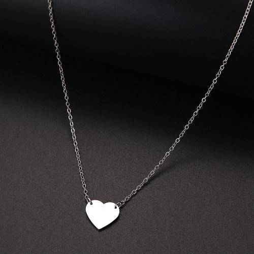 RETAIL PRICE:R 999 (NEVER FADE) Titanium Heart Necklace 45 cm (SILVER ONLY)