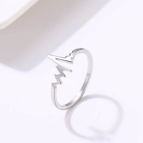 RETAIL PRICE:R 1199 (NEVER FADE) Titanium Heartbeat Ring Size 10 US(GOLD ONLY)