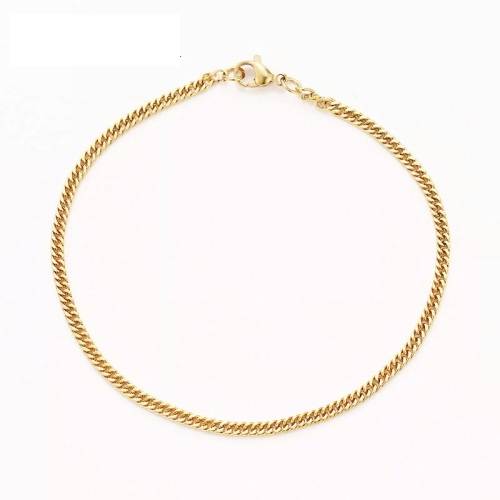 Retail Price: R 1099 (NEVER FADE)Titanium Fine Snake Chain Bracelet 22 cm (GOLD ONLY)