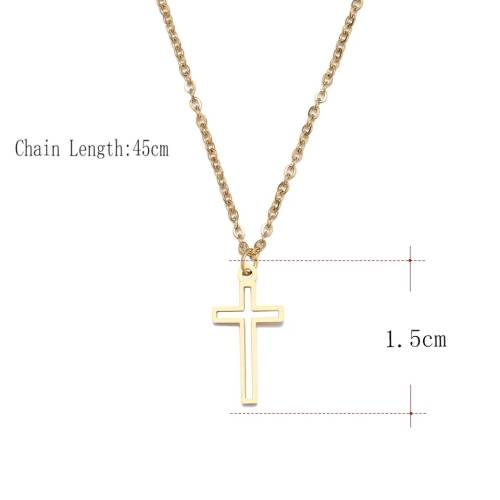 Retail Price: R 1 099 (NEVER FADE) Titanium Cross Necklace 45 cm (GOLD ONLY)