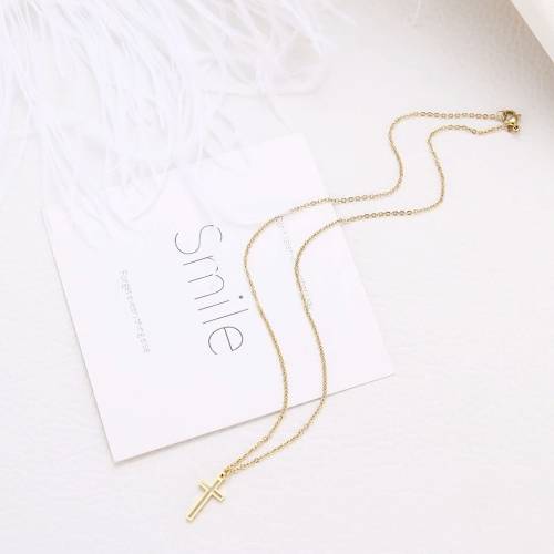 Retail Price: R 1 099 (NEVER FADE) Titanium Cross Necklace 45 cm (GOLD ONLY)