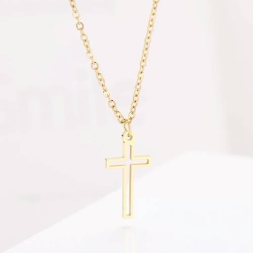 Retail Price: R 1 099 (NEVER FADE) Titanium Cross Necklace 45 cm (GOLD ONLY)