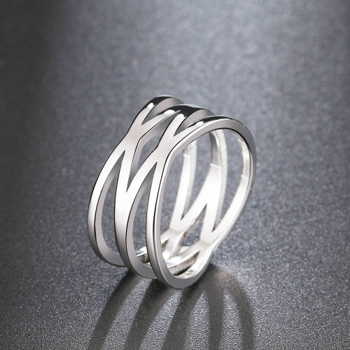 Retail Price: R 1 199 Titanium "Double Infinity" (NEVER FADE) Ring Size 10 US (SILVER ONLY)