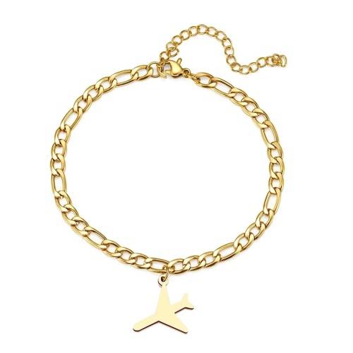 RETAIL PRICE: R 1 599 (NEVER FADE) Titanium `Plane` Bracelet 18 cm (SILVER ONLY)