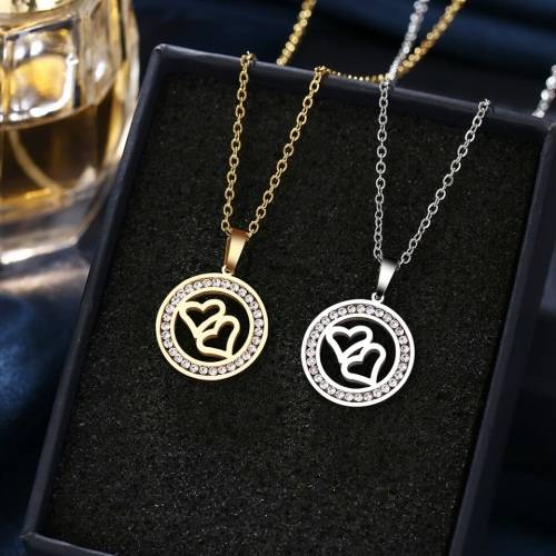 Retail Price:R1 099 (NEVER FADE)Titanium Hearts Necklace 45 cm (SILVER ONLY)
