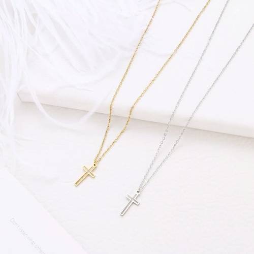 Retail Price R899 TITANIUM (NEVER FADE) Cross Necklace 45 cm (SILVER ONLY)