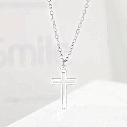 Retail Price R899 TITANIUM (NEVER FADE) Cross Necklace 45 cm (SILVER ONLY)