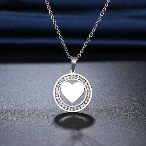 Retail Price R699 TITANIUM (NEVER FADE) SOLID HEART Necklace 45 cm (SILVER ONLY)