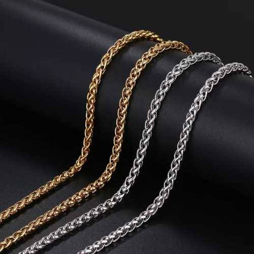 TITANIUM (NEVER FADE) ROLY POLY Necklace 60cm (SILVER ONLY)