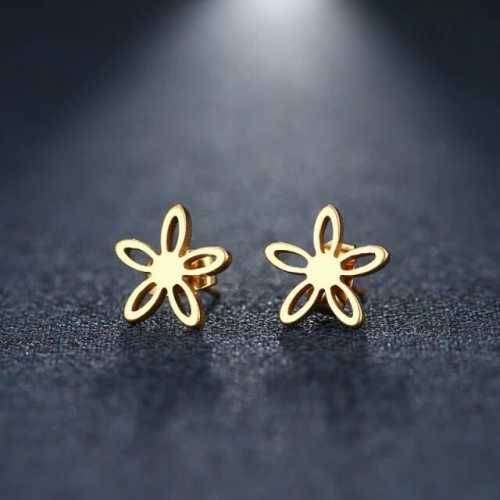 TITANIUM (NEVER FADE) FLOWER Earrings (SILVER ONLY)