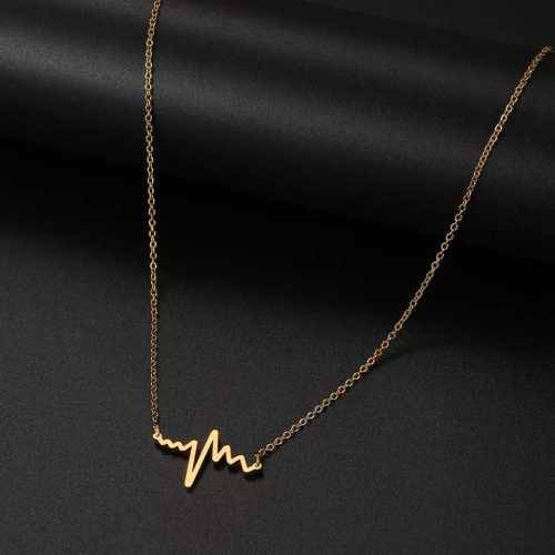 Retail Price R1099 TITANIUM (NEVER FADE) HEARTBEAT Necklace 45cm (SILVER ONLY)
