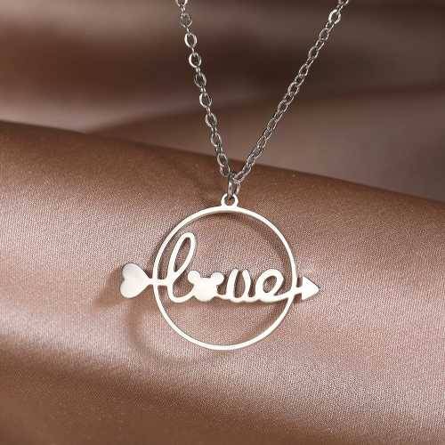 Retail Price R1399 TITANIUM (NEVER FADE) SILVER ARROW LOVE Necklace 45cm