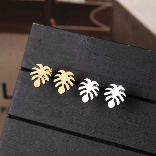 Retail Price R499 TITANIUM (NEVER FADE) SILVER LEAF EARRINGS